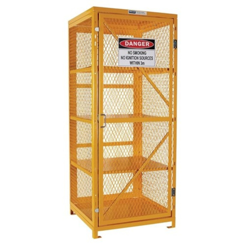 WORKWEAR, SAFETY & CORPORATE CLOTHING SPECIALISTS - Aerosol Storage Cage. 4 Storage Level Up To 400 Cans