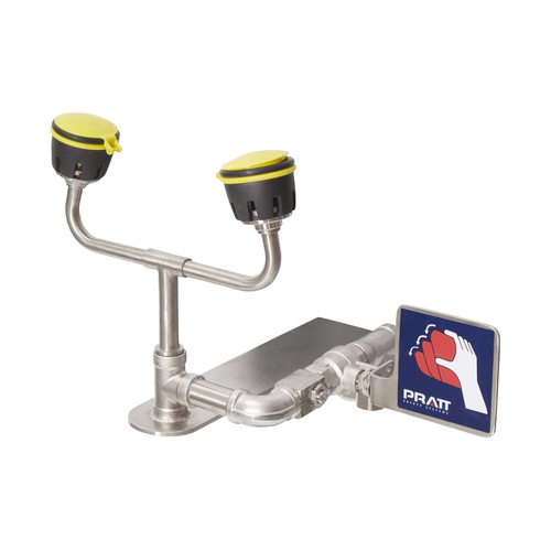 WORKWEAR, SAFETY & CORPORATE CLOTHING SPECIALISTS - WALL MOUNTED EYE WASH - NO BOWL OR FOOT TREADLE