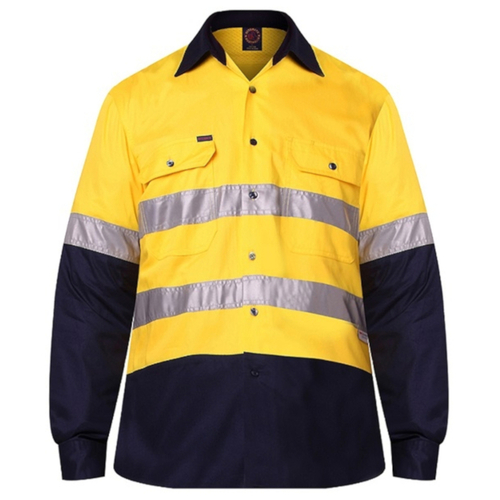 WORKWEAR, SAFETY & CORPORATE CLOTHING SPECIALISTS Vent L/S Shirt 3M Tape