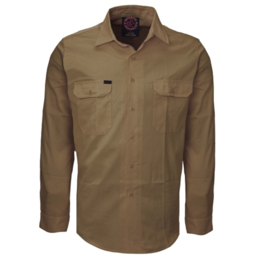 WORKWEAR, SAFETY & CORPORATE CLOTHING SPECIALISTS Open Front  Vented Shirt L/S
