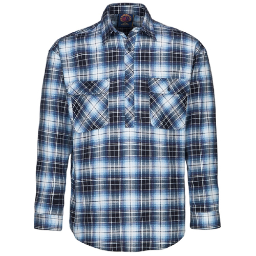 WORKWEAR, SAFETY & CORPORATE CLOTHING SPECIALISTS - Closed Front Flannelette Shirt