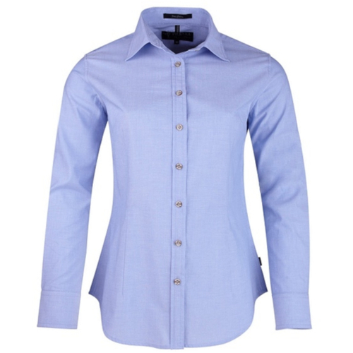 WORKWEAR, SAFETY & CORPORATE CLOTHING SPECIALISTS - Pilbara Ladies Shirt Long Sleeve Chambray