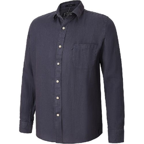 WORKWEAR, SAFETY & CORPORATE CLOTHING SPECIALISTS Pilbara Mens Linen L/S Shirt