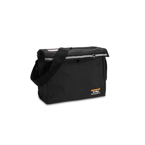WORKWEAR, SAFETY & CORPORATE CLOTHING SPECIALISTS - SMALL CANVAS CRIB BAG - 370 x 270 x 130mm - BLACK - 13L - 0.5kg