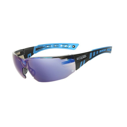 WORKWEAR, SAFETY & CORPORATE CLOTHING SPECIALISTS - Speed Blue/Black Frame Blue Mirror Lens