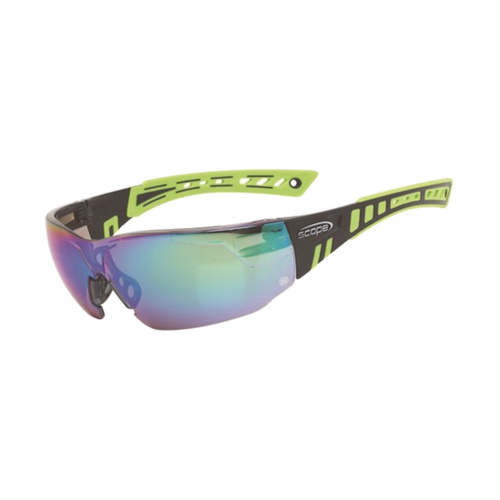 WORKWEAR, SAFETY & CORPORATE CLOTHING SPECIALISTS - Speed Black/Green Frame Jade Mirror Lens