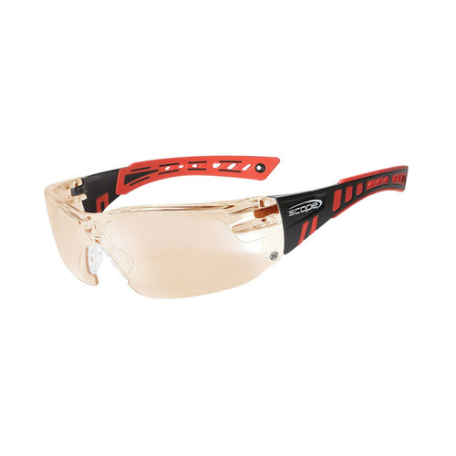 WORKWEAR, SAFETY & CORPORATE CLOTHING SPECIALISTS - Speed Red/Black Frame AF/AS Eclipse Lens (MOQ 10)