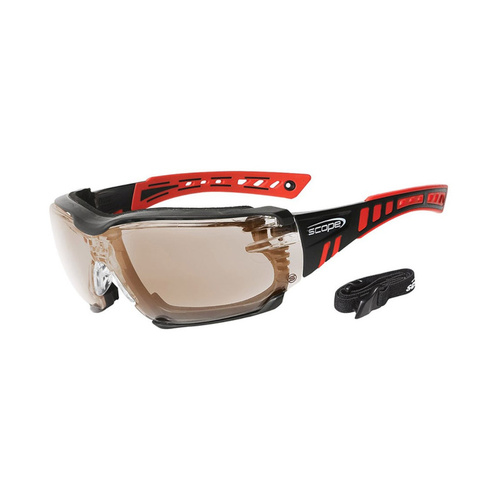 WORKWEAR, SAFETY & CORPORATE CLOTHING SPECIALISTS - Speed Pro Red/Black Frame AF/AS Eclipse Lens