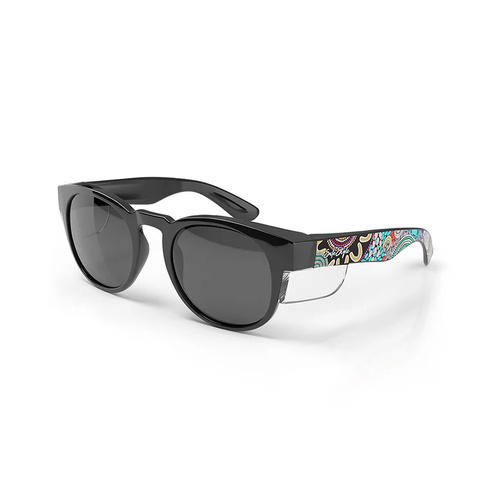 WORKWEAR, SAFETY & CORPORATE CLOTHING SPECIALISTS Cruisers Black Frame Polarised Lens Art Series V.2