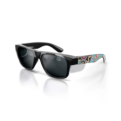 WORKWEAR, SAFETY & CORPORATE CLOTHING SPECIALISTS Fusions Black Frame Polarised Lens Art Series V.2