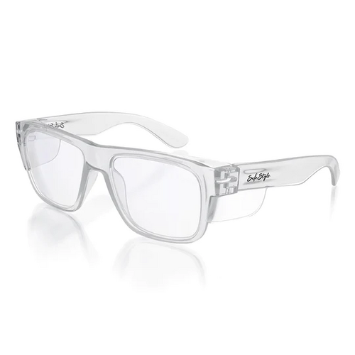 WORKWEAR, SAFETY & CORPORATE CLOTHING SPECIALISTS Fusion Clear Frame/Clear UV400