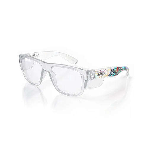 WORKWEAR, SAFETY & CORPORATE CLOTHING SPECIALISTS - Fusions Clear Frame Clear Lens Art Series V.2