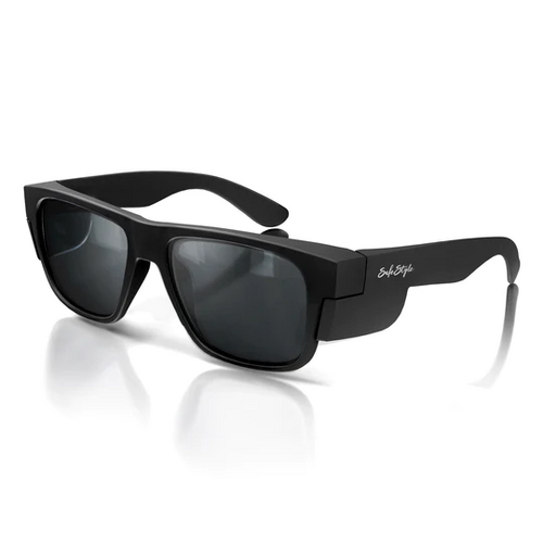 WORKWEAR, SAFETY & CORPORATE CLOTHING SPECIALISTS Fusions Matte Black Frame/Polarised UV400 Lens