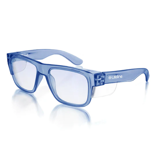 WORKWEAR, SAFETY & CORPORATE CLOTHING SPECIALISTS Fusions Blue Frame /Blue Light Blocking UV400 Lens