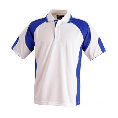 WORKWEAR, SAFETY & CORPORATE CLOTHING SPECIALISTS Kid's Cooldry Contrast Polo With Sleeve Panel