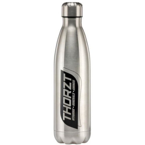 WORKWEAR, SAFETY & CORPORATE CLOTHING SPECIALISTS - THORZT 750mL STAINLESS STEEL DRINK BOTTLE - SILVER