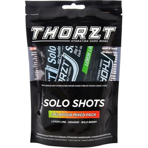 WORKWEAR, SAFETY & CORPORATE CLOTHING SPECIALISTS - Low GI Solo Shot Mixed Flavour Pack 26gm