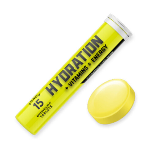 WORKWEAR, SAFETY & CORPORATE CLOTHING SPECIALISTS - THORZT HYDRATION + VITAMINS EFFERVESCENT - PUNCH (15 TABLETS) (MOQ 8 PACKS)