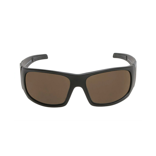 WORKWEAR, SAFETY & CORPORATE CLOTHING SPECIALISTS TRADIE RSP5001 MBL.BR - Matt Black Frame, Brown Polarized Lens - Safety Sunglass