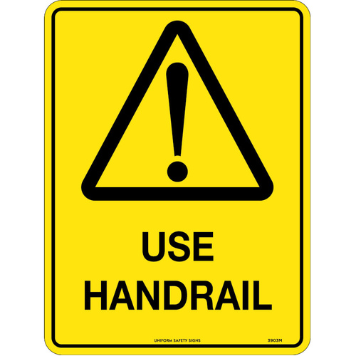 WORKWEAR, SAFETY & CORPORATE CLOTHING SPECIALISTS - 300x225mm - Metal - Use Handrail