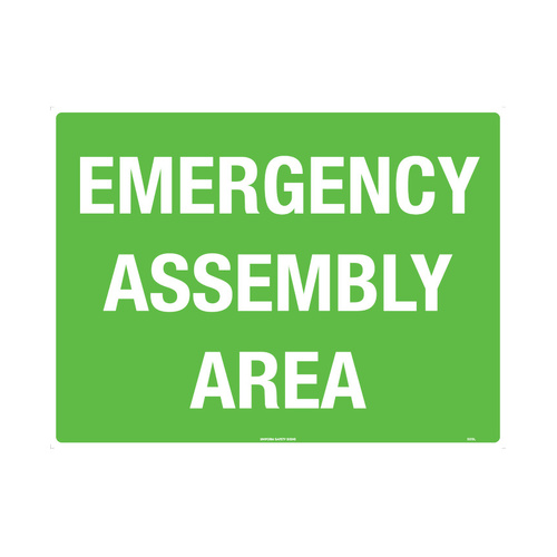 WORKWEAR, SAFETY & CORPORATE CLOTHING SPECIALISTS - 300x225mm - Metal - Emergency Assembly Area