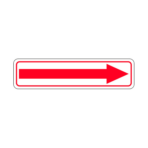 WORKWEAR, SAFETY & CORPORATE CLOTHING SPECIALISTS - 200x50mm - Self Adhesive - Packet of 4 - Arrow