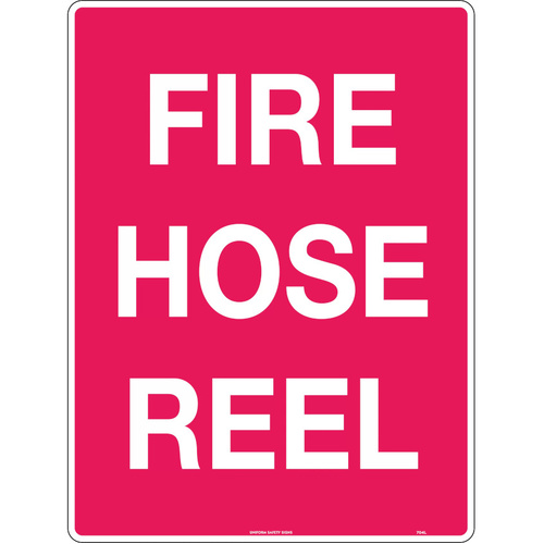 WORKWEAR, SAFETY & CORPORATE CLOTHING SPECIALISTS - 240x180mm - Self Adhesive - Fire Hose Reel