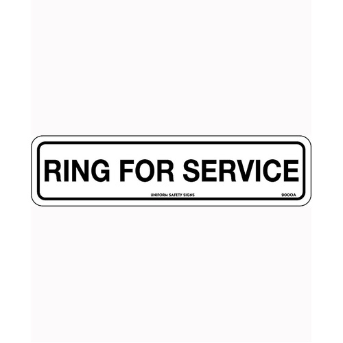 WORKWEAR, SAFETY & CORPORATE CLOTHING SPECIALISTS 200x50mm - Self Adhesive - Packet of 4 - Ring for Service