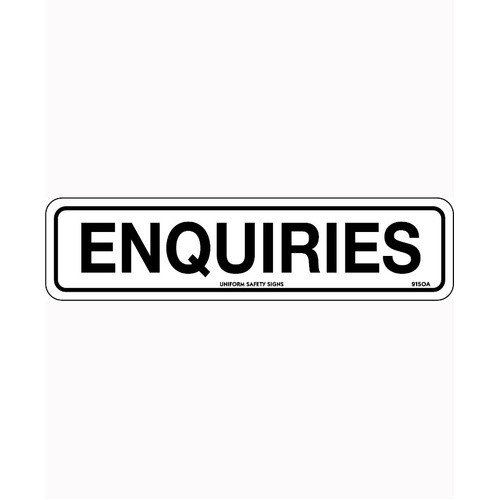 WORKWEAR, SAFETY & CORPORATE CLOTHING SPECIALISTS - 200x50mm - Self Adhesive - Packet of 4 - Enquiries