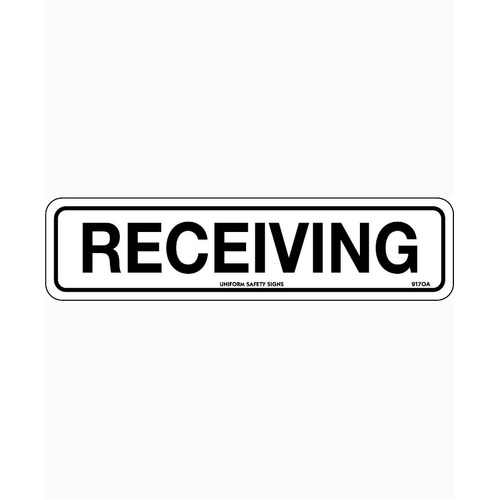 WORKWEAR, SAFETY & CORPORATE CLOTHING SPECIALISTS 200x50mm - Self Adhesive - Packet of 4 - Receiving