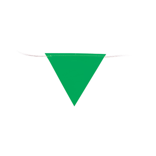WORKWEAR, SAFETY & CORPORATE CLOTHING SPECIALISTS - Green Bunting Flags (30mtr Roll)