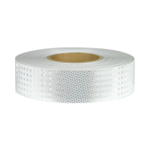 WORKWEAR, SAFETY & CORPORATE CLOTHING SPECIALISTS - 50mm x 5mtr - Class 1 Reflective Tape - White