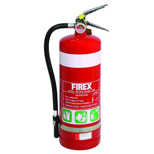 WORKWEAR, SAFETY & CORPORATE CLOTHING SPECIALISTS - 9kg Fire Extinguisher - AB(E) Powder (with Wall Bracket)