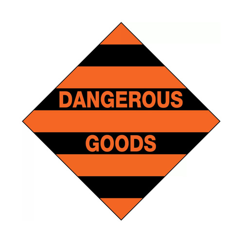 WORKWEAR, SAFETY & CORPORATE CLOTHING SPECIALISTS - 20x20mm - Self Adhesive - Roll of 250 - Dangerous Goods