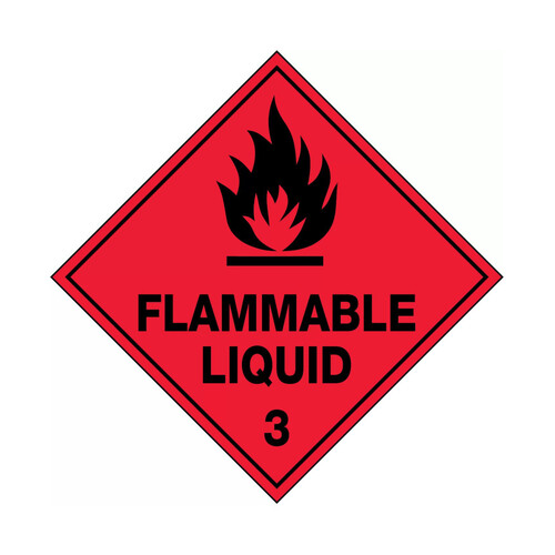 WORKWEAR, SAFETY & CORPORATE CLOTHING SPECIALISTS - 270x270mm - Poly - Flammable Liquid 3