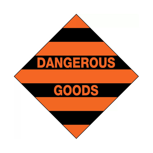 WORKWEAR, SAFETY & CORPORATE CLOTHING SPECIALISTS - 150x150mm - Self Adhesive - Pkt of 5 - Dangerous Goods