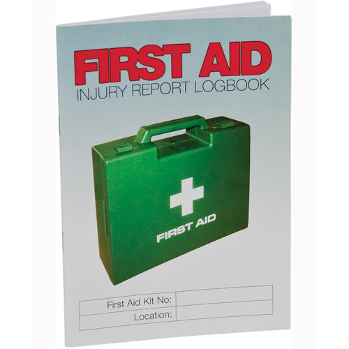 WORKWEAR, SAFETY & CORPORATE CLOTHING SPECIALISTS First Aid Injury Report Logbook - A5 Size