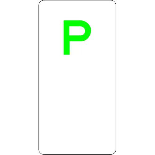 WORKWEAR, SAFETY & CORPORATE CLOTHING SPECIALISTS 225x450mm - Aluminium - P (No Duraction Stated) Left Arrow - Green - 225x450mm