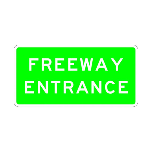 WORKWEAR, SAFETY & CORPORATE CLOTHING SPECIALISTS - 1800x900mmmm - Class 1 - Aluminium - Freeway Entrance