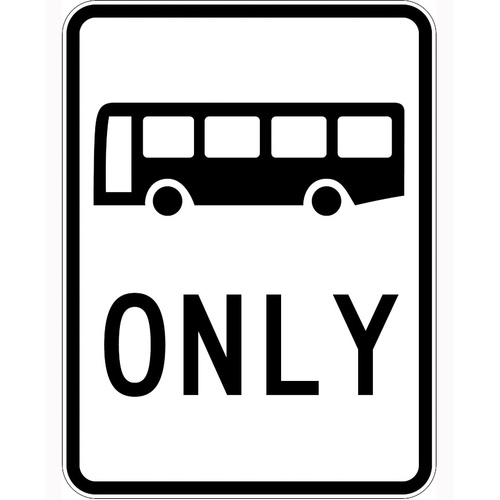 WORKWEAR, SAFETY & CORPORATE CLOTHING SPECIALISTS - 900x1200mm - Class 1 - Aluminium - Bus Only