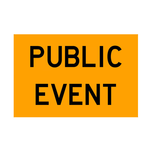 WORKWEAR, SAFETY & CORPORATE CLOTHING SPECIALISTS - 900x600mm - Class 1 - Metal - Public Event