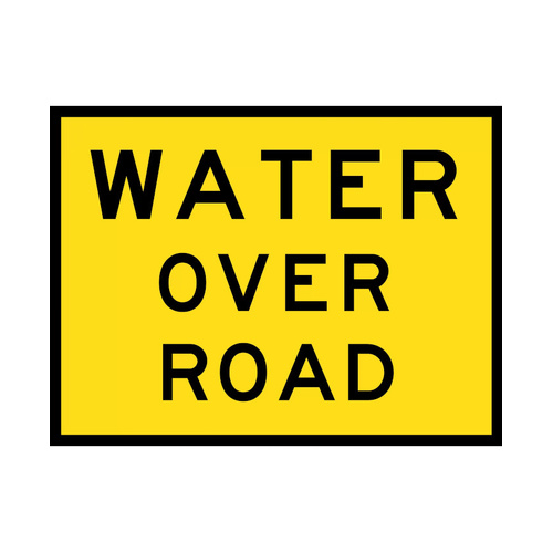 WORKWEAR, SAFETY & CORPORATE CLOTHING SPECIALISTS - 900x600mm - Boxed Edge - Cl.1 - Water Over Road