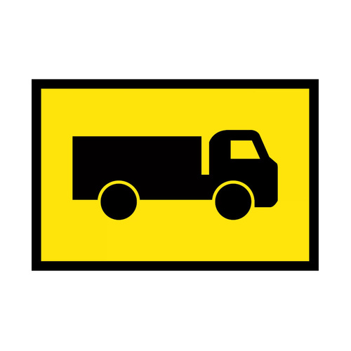 WORKWEAR, SAFETY & CORPORATE CLOTHING SPECIALISTS - 900x600mm - Boxed Edge - Cl.1 - Symbolic Truck