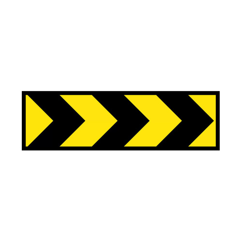 WORKWEAR, SAFETY & CORPORATE CLOTHING SPECIALISTS - 1500x450mm - Boxed Edge - Cl.1 - Chevron