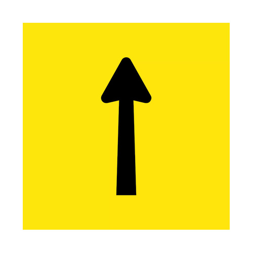 WORKWEAR, SAFETY & CORPORATE CLOTHING SPECIALISTS - 600x600mm - Class 1 - Corflute - Lane Status Open (Arrow Up)