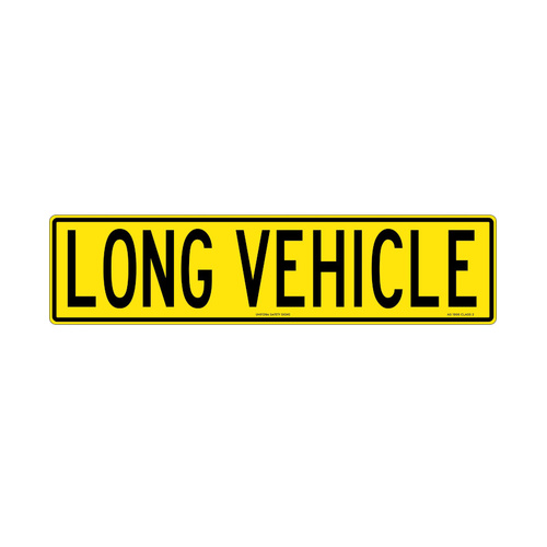 WORKWEAR, SAFETY & CORPORATE CLOTHING SPECIALISTS - 1020x250mm - Metal - Cl.2 - Long Vehicle