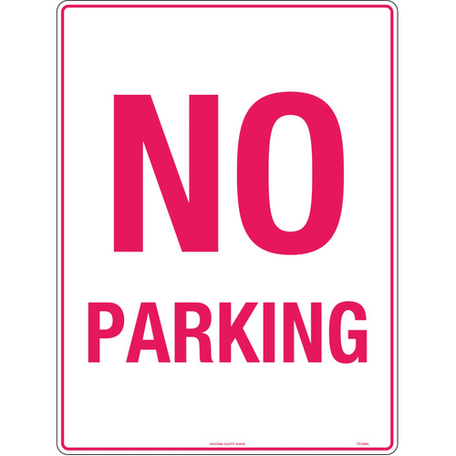 WORKWEAR, SAFETY & CORPORATE CLOTHING SPECIALISTS - 450x300mm - Metal - No Parking