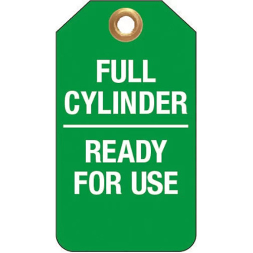 WORKWEAR, SAFETY & CORPORATE CLOTHING SPECIALISTS - 75x160mm - Tear Proof Tags - Pkt of 25 - Full Cylinder Ready For Use