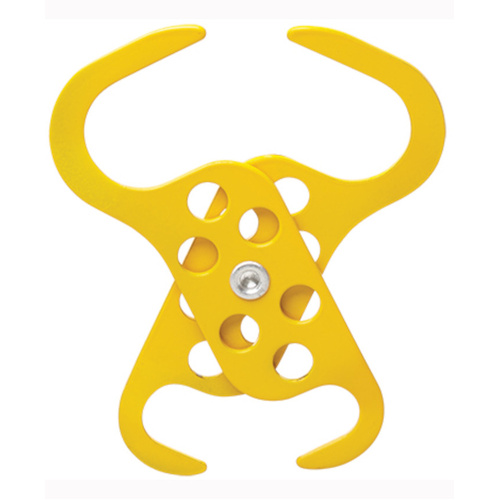 WORKWEAR, SAFETY & CORPORATE CLOTHING SPECIALISTS Scorpio Double Ended Lockout Hasp - Yellow