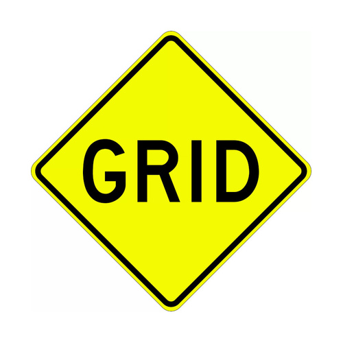 WORKWEAR, SAFETY & CORPORATE CLOTHING SPECIALISTS - 900x900mm - Aluminium - Class 1 Reflective - Grid